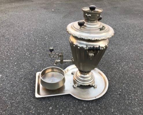 真鍮製のサモワール