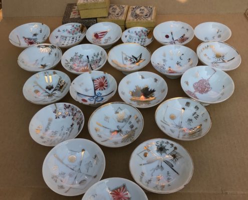 戦前戦後・旧日本軍のお猪口（おちょこ）